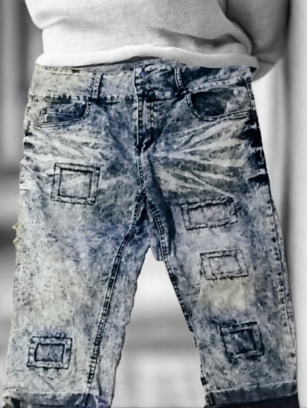 O.S.C Washed Out Style Blue Jeans size 20